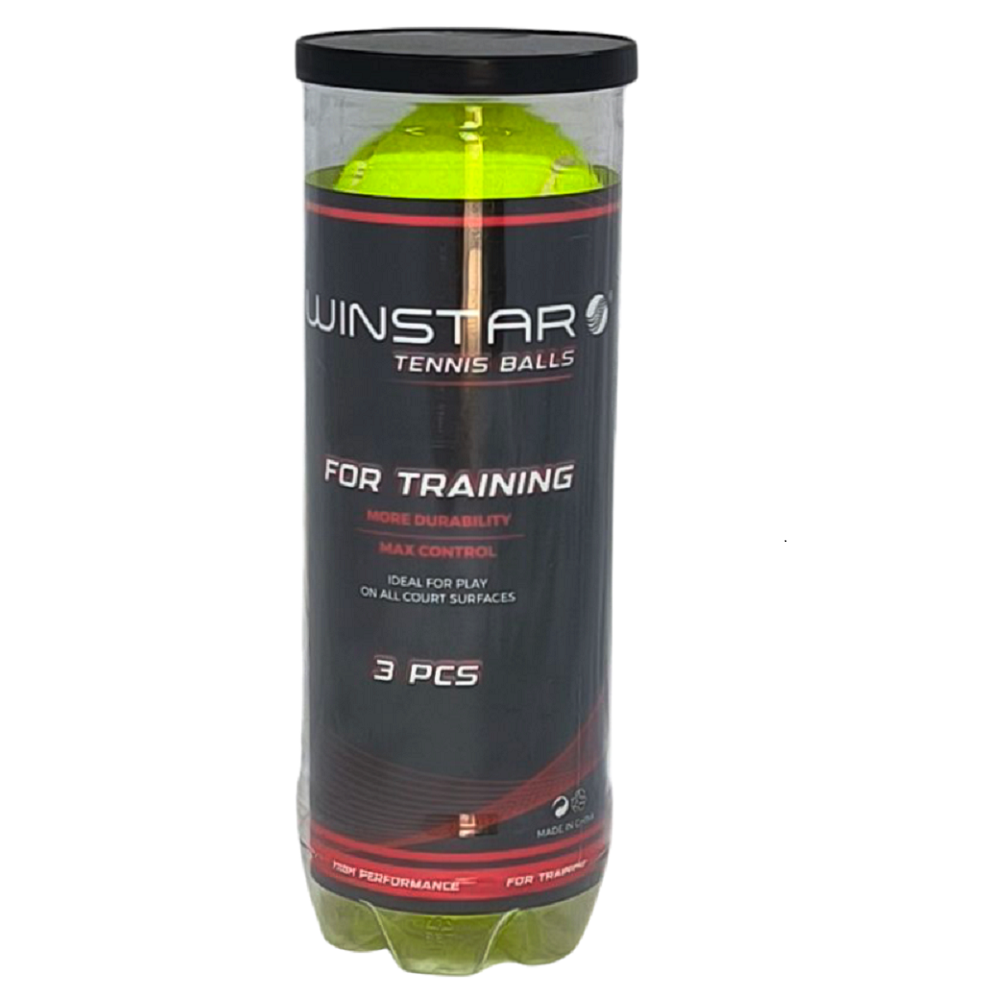 PELOTA DE TENIS TUBO POR 3 UNIDADES - WINSTAR