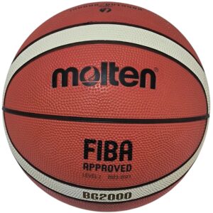 PELOTA DE BASQUETBOL Nº 7 GOMA PREMIUM FIBA - MOLTEN B7G-2000